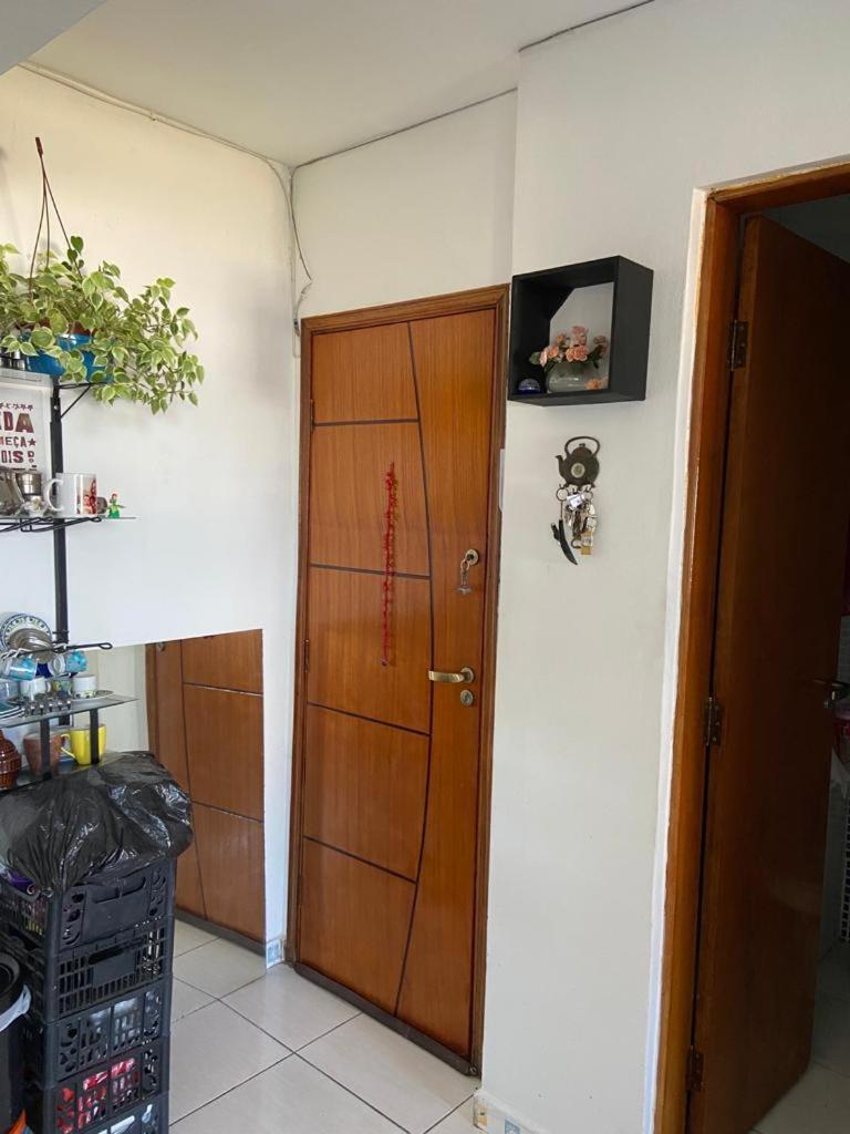 Apartamento 621 Com Vista Para O Mar São Vicente Exteriör bild